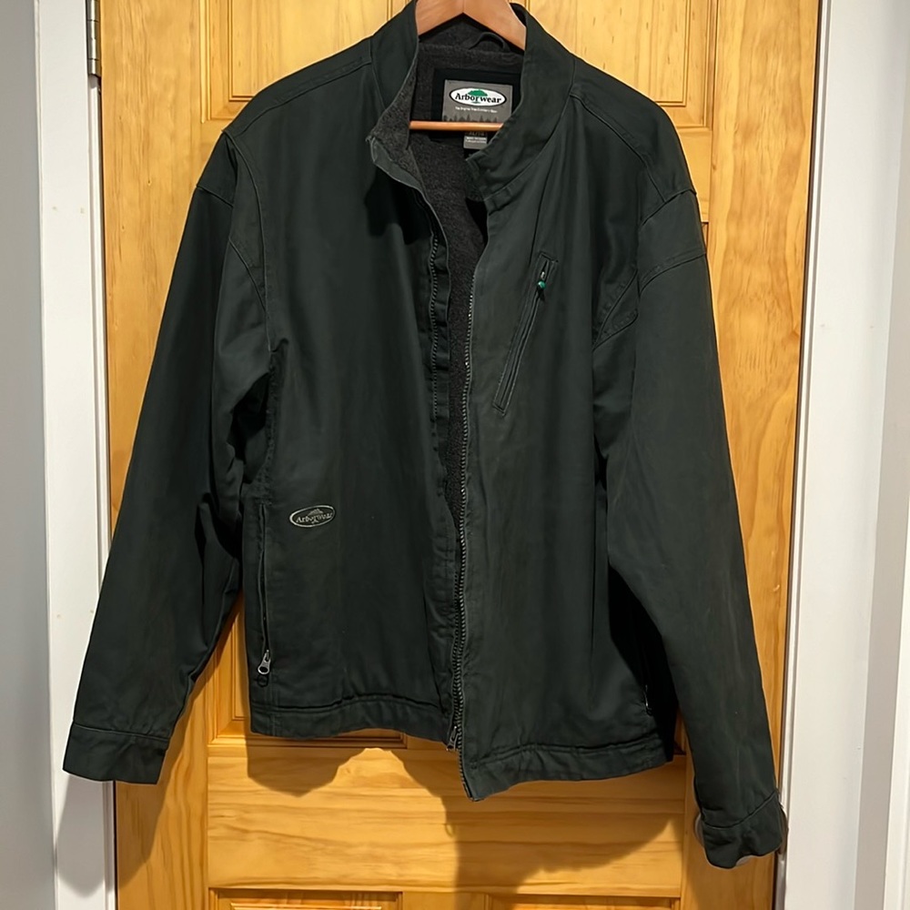 Arborwear Men's Jacket. Size XL. Dark Green. Barely worn